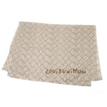 【現品限り】LOUIS VUITTON（ルイヴィトン） タイシエンヌ ストール ベージュ 【中古SA】