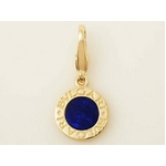 【現品限り】BVLGARI（ブルガリ） ブルガリブルガリ ラピスチャーム YG 【中古SA】