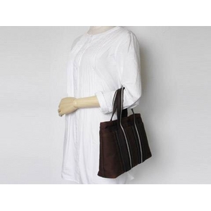 【現品限り】HERMES(エルメス) トロカPM ブラウン 【中古B】