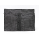 【現品限り】HERMES（エルメス） エールライン セカンドバッグ グレー 【中古SA】