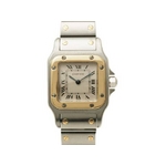 【現品限り】Cartier（カルティエ） サントスガルベSM クオーツ SS YG 旧バックル 【中古A】