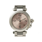 【現品限り】Cartier（カルティエ） パシャC ピンク文字盤 新型 自動巻き 【中古A】
