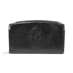 【現品限り】Cartier(カルティエ) マルチェロ ラウンドファスナー長財布 黒 ブラック L3000915 【未使用】