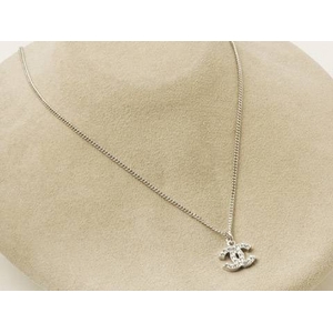 【現品限り】CHANEL(シャネル) ネックレス ココ ラインストーン 【中古SA】