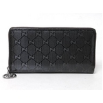 【現品限り】GUCCI（グッチ） GGインプリメ ラウンドファスナー長財布 黒 ブラック 212110 【未使用】