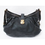 【現品限り】LOUIS VUITTON（ルイヴィトン） マヒナ ショルダーバッグ XS 黒 ブラック ストラップあり M95660 【新品同様】
