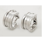 【現品限り】BVLGARI（ブルガリ） Bzero1 イヤリング WG 【中古A】