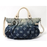 【現品限り】CELINE(セリーヌ) 2Wayショルダーバッグ デニムグラデーション ブルー 16271 【新品同様】