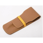 【現品限り】HERMES（エルメス） ペンケース クシュベル ゴールド／イエロー 【未使用】