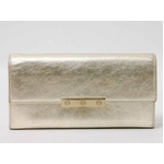 【現品限り】Cartier（カルティエ） ビスモチーフ 2つ折長財布 シャンパンゴールド L3000823 【中古AB】