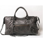 【現品限り】Balenciaga（バレンシアガ） エディターズバッグ ザ・パートタイム グレー 168028 【中古AB】