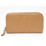 【現品限り】FENDI（フェンディ） ラウンドファスナー長財布 べージュ 【中古B】