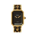 【現品限り】CHANEL（シャネル） プルミエール レディースウォッチ GP／レザー 【中古AB】