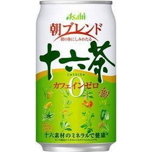 アサヒ 朝ブレンド 十六茶 340g缶 72本セット (3ケース)