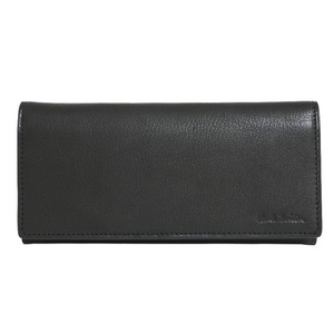 Paul Smith（ポールスミス） ファスナー式小銭入れ付き パープルライン入り 長財布 366-10