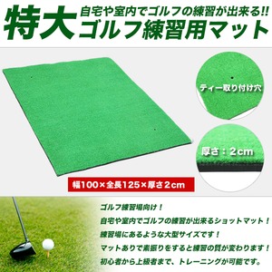 大 ゴルフ練習用マット 打席 スイングマット ショット用スタンスマット