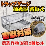 小動物 動物捕獲器 害獣 キャッチャー 農業 作物 対策 2個セット 
