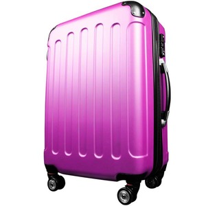 スーツケース/キャリーバッグ 【Sサイズ/小型1〜3日】 機内可(機内持ち込み) TSA搭載 軽量 ファスナー ピンク