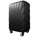 スーツケース/キャリーバッグ 【Sサイズ/小型1〜3日】 機内可(機内持ち込み) TSA搭載 軽量 ファスナー ブラック(黒)