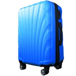 スーツケース/キャリーバッグ 【Sサイズ/小型1〜3日】 機内可(機内持ち込み) TSA搭載 軽量 ファスナー ブルー(青)