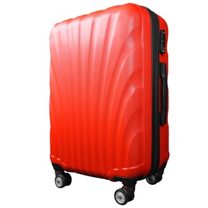 スーツケース/キャリーバッグ 【Sサイズ/小型1〜3日】 機内可(機内持ち込み) TSA搭載 軽量 ファスナー レッド(赤)