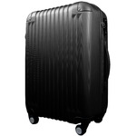 スーツケース/キャリーバッグ 【Sサイズ/小型1〜3日】 機内可(機内持ち込み) TSA搭載 軽量 ファスナー ブラック(黒)
