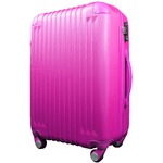 スーツケース/キャリーバッグ 【Sサイズ/小型1〜3日】 機内可(機内持ち込み) TSA搭載 軽量 ファスナー ショッキングピンク