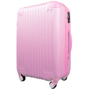 スーツケース/キャリーバッグ 【Sサイズ/小型1〜3日】 機内可(機内持ち込み) TSA搭載 軽量 ファスナー ピンク