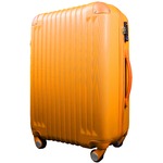 スーツケース/キャリーバッグ 【Sサイズ/小型1〜3日】 機内可(機内持ち込み) TSA搭載 軽量 ファスナー オレンジ