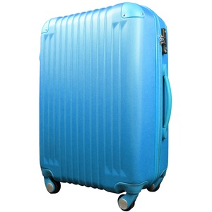 スーツケース/キャリーバッグ 【Sサイズ/小型1〜3日】 機内可(機内持ち込み) TSA搭載 軽量 ファスナー ブルー(青)
