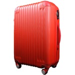 スーツケース/キャリーバッグ 【Sサイズ/小型1〜3日】 機内可(機内持ち込み) TSA搭載 軽量 ファスナー レッド(赤)