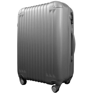 スーツケース/キャリーバッグ 【Sサイズ/小型1〜3日】 機内可(機内持ち込み) TSA搭載 軽量 ファスナー ガンメタ