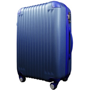 スーツケース/キャリーバッグ 【Sサイズ/小型1〜3日】 機内可(機内持ち込み) TSA搭載 軽量 ファスナー ネイビー(紺)