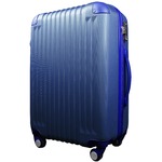 スーツケース/キャリーバッグ 【Sサイズ/小型1〜3日】 機内可(機内持ち込み) TSA搭載 軽量 ファスナー ネイビー(紺)