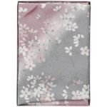 宇野千代 ちりめんふろしき 紅しだれ桜 銀ネズ  【2セット】