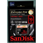 Sandisk（サンディスク） 600倍速CFカード Extreme Pro 16GB 海外パッケージ