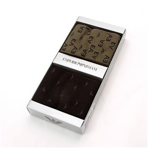 EMPORIO ARMANI(エンポリオ アルマーニ) ソックス2枚セット 301001-9W219 15820/G