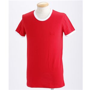 D&G(ディー&ジー) Tシャツ(2枚セット) /レッド&ホワイト S