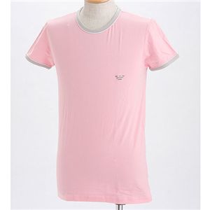 EMPORIO ARMANI(エンポリオ アルマーニ) ワンポイント 半袖Tシャツ 111027-0S502  00177/ピンク EUサイズXL