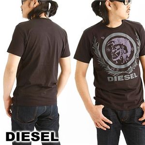 DEISEL(ディーゼル) 前面プリント 半袖Tシャツ EUサイズS