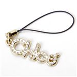 Chloe(クロエ) ロゴ ストラップ 3M0183-7A300/097・【B】Light Gold