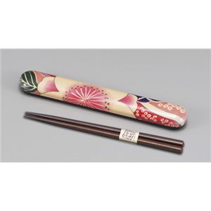 布貼箸箱セット 桜ピンク 【2個セット】