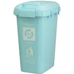 ハンドル付きジョイントペール 分別ゴミ箱 45L ブルー 【3個セット】 【ホーム＆キッチン ゴミ箱】