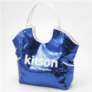 kitson(Lbg\) SEQUIN g[gobO 3154 NAVY/WHITE