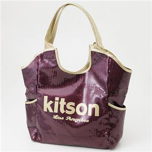kitson(Lbg\) SEQUIN BAG Burgundy~Gold