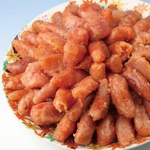 ★切れ子100%!!バラ子なし!!★博多中洲の日本料理「てら岡」の手作り無着色辛子明太子1kg