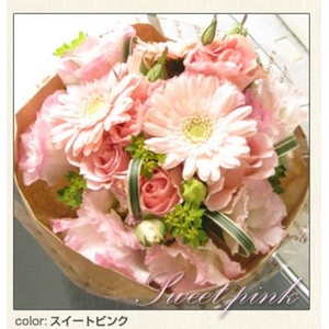 幸せいっぱいの贈り物 フェアリーブーケ スイートピンク とっておきのプレゼント♪心を込めた花束を・・・♪