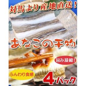 身が引き締まり脂ののった対馬産あなごの干物《4パック》