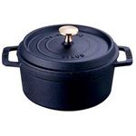 staub（ストウブ） ピコ・ココット 丸《22cm》 黒