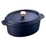 staub（ストウブ） ピコ・ココット楕円（オーバル） 《23cm》黒